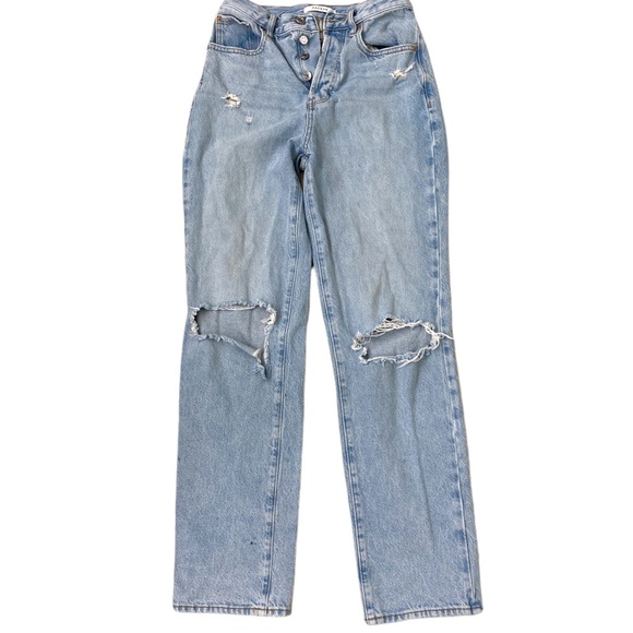 PacSun Eco Light Blue Distressed Dad Jeans - Picture 5 of 16